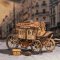 RoboTime Drewniane puzzle 3D pozytywka Powóz
