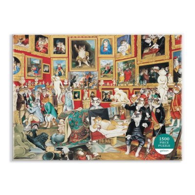 Galison Pussel Tribuna Uffizi med katter 1500 bitar