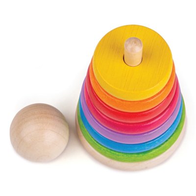 Bigjigs Baby Regenbogen Hampelmann