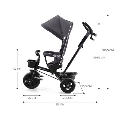 KINDERKRAFT Dreirad Aveo Malachite Grey