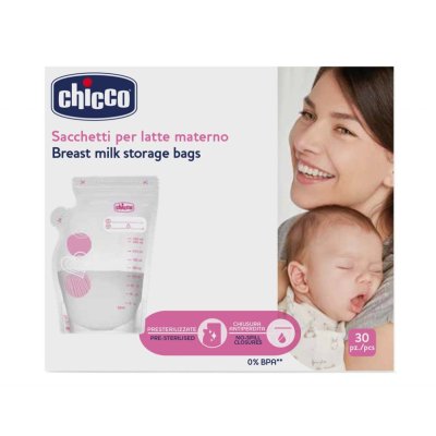 CHICCO Anyatejes zacskók 250 ml 30 db