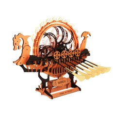 RoboTime 3D Holzpuzzle Wikinger Drachenboot