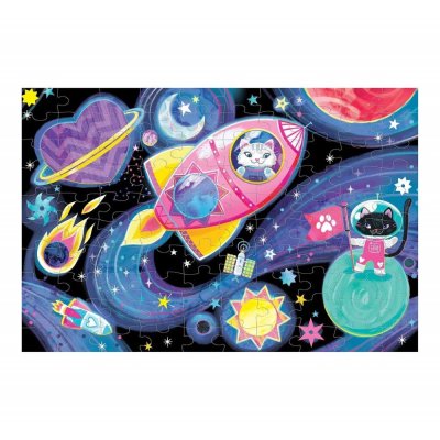 Mudpuppy Puzzle Sogni Spaziali - si illumina al buio 100 pezzi