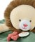 Doudou Plysch snuttefilt lejon Couleurs Savane 25 cm