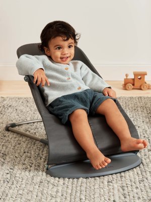 BABYBJÖRN Babywippe Bliss Woven, Anthrazit
