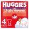 HUGGIES® Little Movers Pants 4 (9-14 kg), 36 Stk