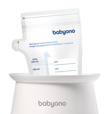 BABYONO Anyatejes zacskók 180 ml 30 db