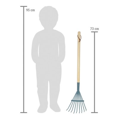 small foot Blue Rake 1 pc