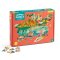 Puzzle Mudpuppy Marais en forme de tortue 300 pièces