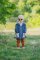 Softshell kinderbroek met membraan Monkey Mum® - Herfstbladeren