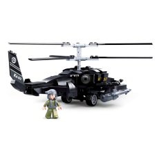 Sluban Model Bricks M38-B0752 Kampfhubschrauber Ka-50 Black Shark