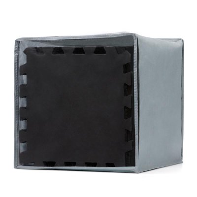 KINDERKRAFT Schaumstoff Puzzlematte Luno 150 x 180 cm Schwarz, 30 Stk.