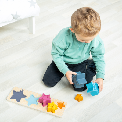 Bigjigs Toys Csillagok formaberakó puzzle