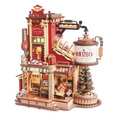 RoboTime 3D Wooden Puzzle Music Box Magical Gift Factory