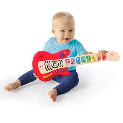BABY EINSTEIN Jucărie chitară muzicală din lemn Together in Tune Guitar™ Connected Magic Touch™ HAPE 6m+