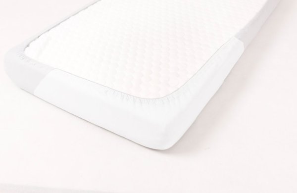 BABYMATEX Laken wasserdicht mit Tencel-Gummi 70x140 cm weiß