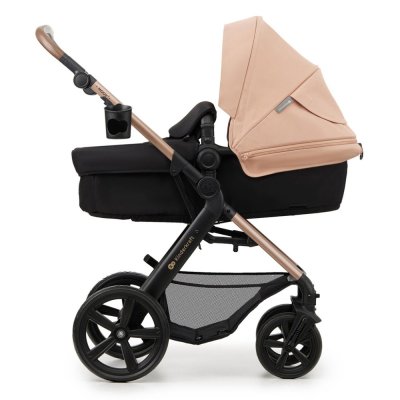 KINDERKRAFT Carrinho de Bebé Combinado Moov 2 3 em 1 Sand Beige - Rodas de Espuma