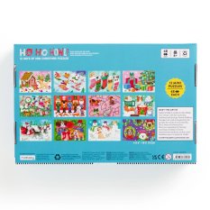 Mudpuppy Puzzle Conjunto de Contagem Decrescente de Natal 12 peças