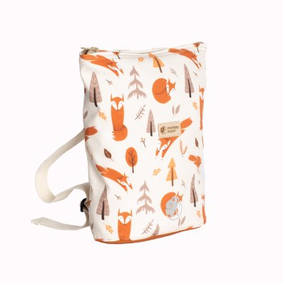 Detský softshellový batôžtek Monkey Mum® - Líščíe hry