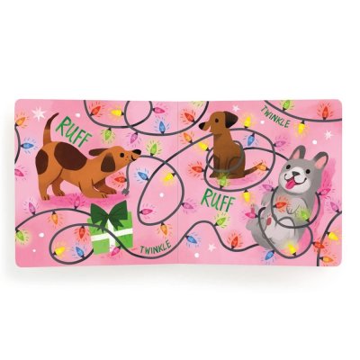 Mudpuppy Boek met schattige hondjes Ho Ho Howl!