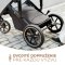 KINDERKRAFT SELECT Kinderwagen kombiniert 3 in 1 Prime 2 Dunkelgrün, Premium