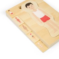 Bigjigs Toys Drvena slagalica Anatomija dječak