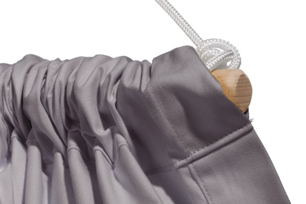 Viseča tekstilna gugalnica siva HOJDAVAK JUNIOR