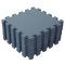 BABYDAN Spielmatte Puzzle Dusty Blue 90x90 cm