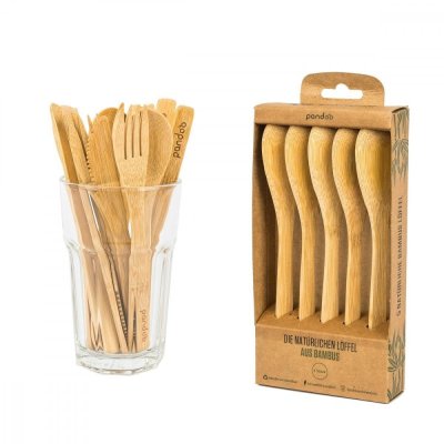 Žlica od bambusa, 5 kom