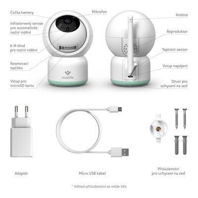 TRUELIFE Video Nanny digitale NannyCam R3 Smart