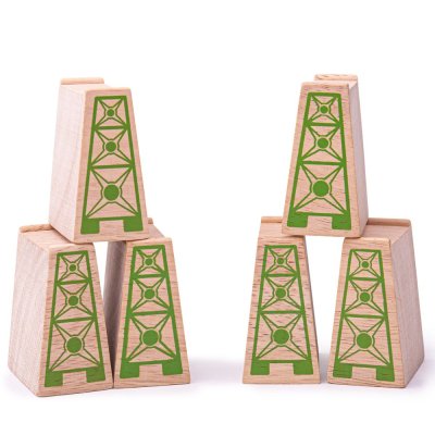 Bigjigs Rail Podpory mostu 6 szt.
