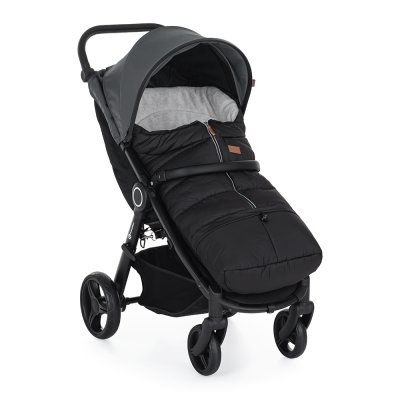 VALCO BABY Kočárek sportovní Sport Trend 4 Black Grey marle + PETITE&MARS fusak Jibot ZDARMA