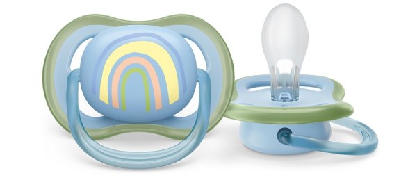 Philips AVENT Schnuller Ultra Air Image 0-6m Regenbogen, 1St