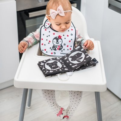 BABYONO Speelboekje Zwart/Wit