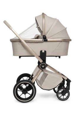 MUUVO SET Kinderwagen 4in1 Quick Boho Beige Set + CBX By CYBEX Aton B2 i-Size + Basis