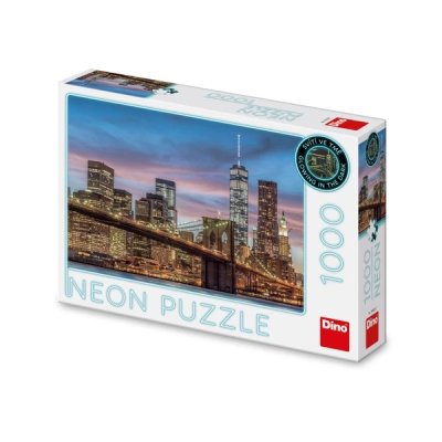 Dino Puzzle New York Neon 1000 Teile