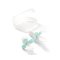 BABYONO Löffel und Gabel mit Etui mint 12m+