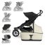 THULE Sibling stroller Urban Glide Double Black/Soft Beige set XXL