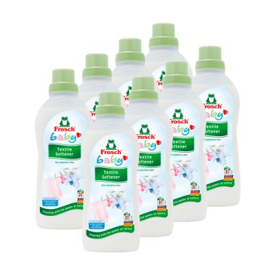 FROSCH EKO Baby Hypoallergener Weichspüler für Baby- und Kinderkleidung 8x750 ml