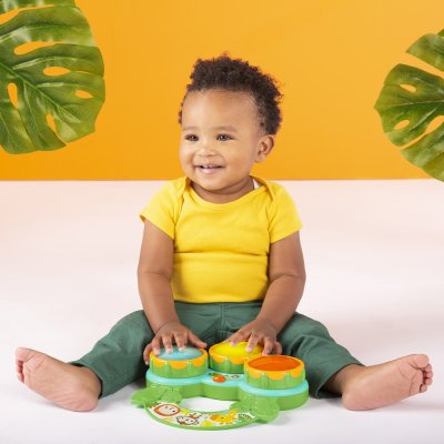 BRIGHT STARTS Spielzeugtrommeln Safari Beats™ 3m+
