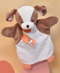 Doudou Plüss kesztyűbáb kutya 25 cm