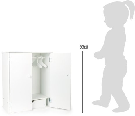 small foot Szafa dla lalek biała