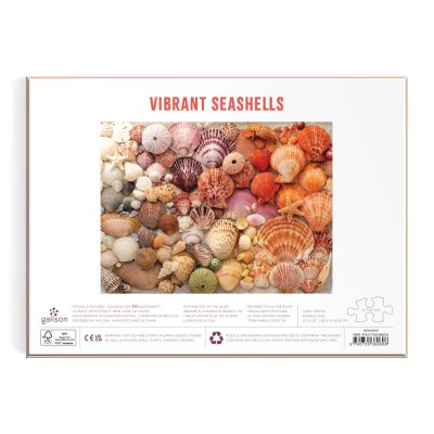 Puzzle Galison Coquillages éclatants 1000 pièces