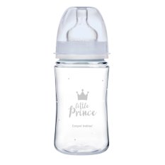 CANPOL BABIES Butelka z szeroką szyjką Royal Baby 240 ml niebieska