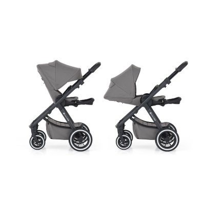 PETITE&MARS SET Kočárek 4v1 ICON Dove Grey XXL AIR + CBX By CYBEX Aton B2 i-Size