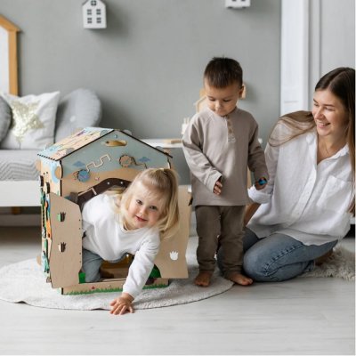 BusyKids Activity board Domek DINO