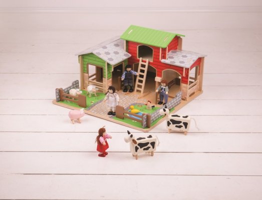 Bigjigs Toys Cobblestone Farm