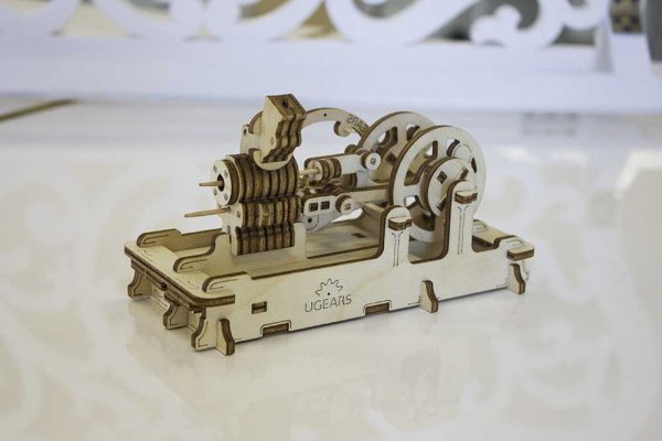 Ugears 3D Drewniane Mechaniczne Puzzle Model Silnika