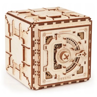 Ugears 3D Holzmechanik Puzzle Safe