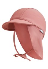 STERNTALER Šilt kapa za v vodo z zaščito vratu na zavezovanje z UV filtrom 50+ roza punčka 47 cm-9-12